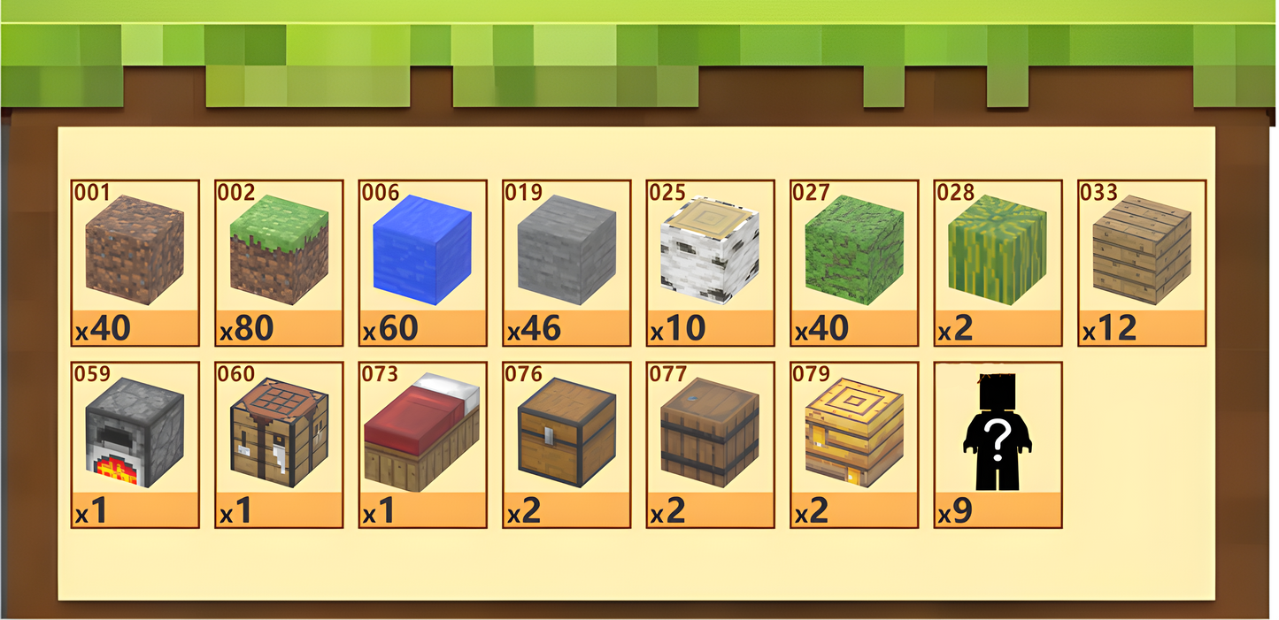 Jungle Creek (300pcs) - Magnetic Blocks Inspired by Minecraft