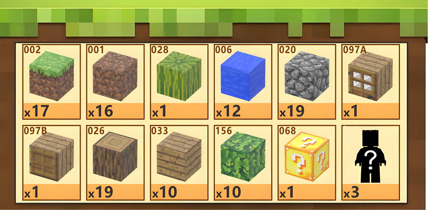 Creek Cabin (107pcs) - Magnetic Blocks Inspired by Minecraft