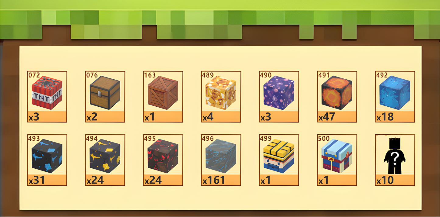 Forbidden Mine zone (320pcs) - Magnetic Blocks Inspired by Minecraft