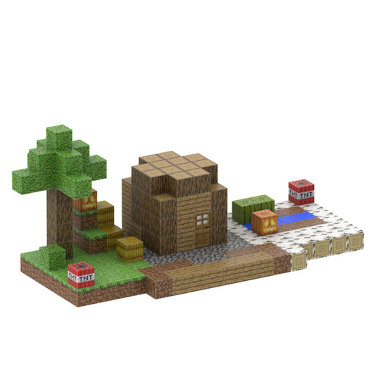 Village Chief's Home (192pcs) - Magnetic Blocks Inspired by Minecraft