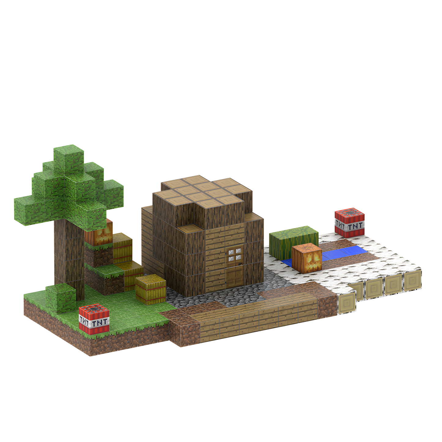 Village Chief's Home (192pcs) - Magnetic Blocks Inspired by Minecraft