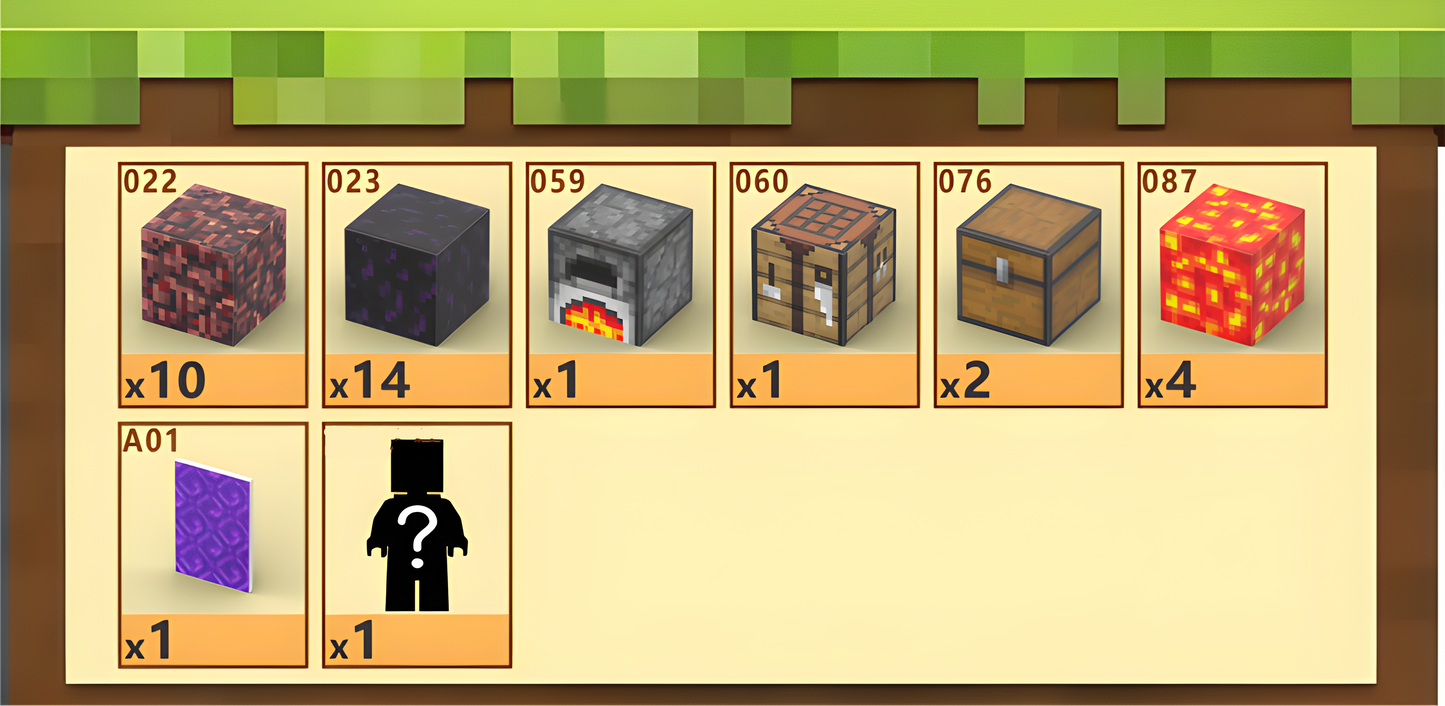 Hell Gate (32pcs) - Magnetic Blocks Inspired by Minecraft