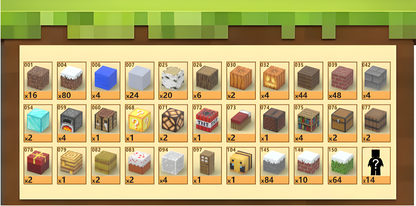 Snowy huts (448pcs) - Magnetic Blocks Inspired by Minecraft