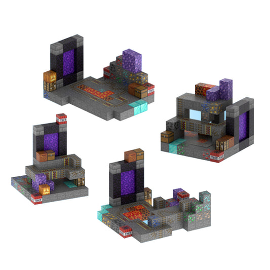 Track Gateway (100pcs) - Magnetic Blocks Inspired by Minecraft