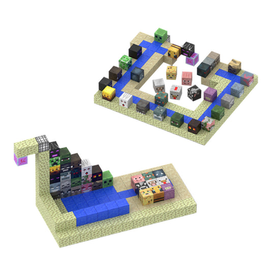 Loot Shop (128pcs) - Magnetic Blocks Inspired by Minecraft