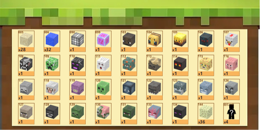 Loot Shop (128pcs) - Magnetic Blocks Inspired by Minecraft