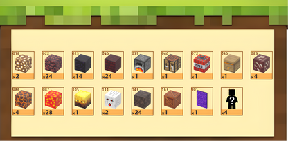 Nether Exploration (132pcs) - Magnetic Blocks Inspired by Minecraft